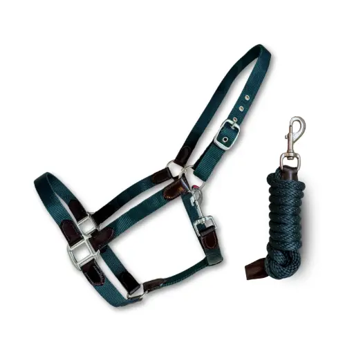 Halsterset performance Hunter green